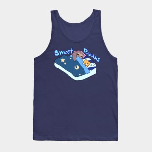 Sweet Dreams Sloth and Tabby Tank Top